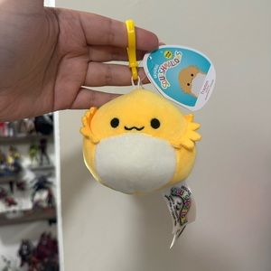 NWT 3.5" Treyton bearded dragon axolotl clip squishmallow